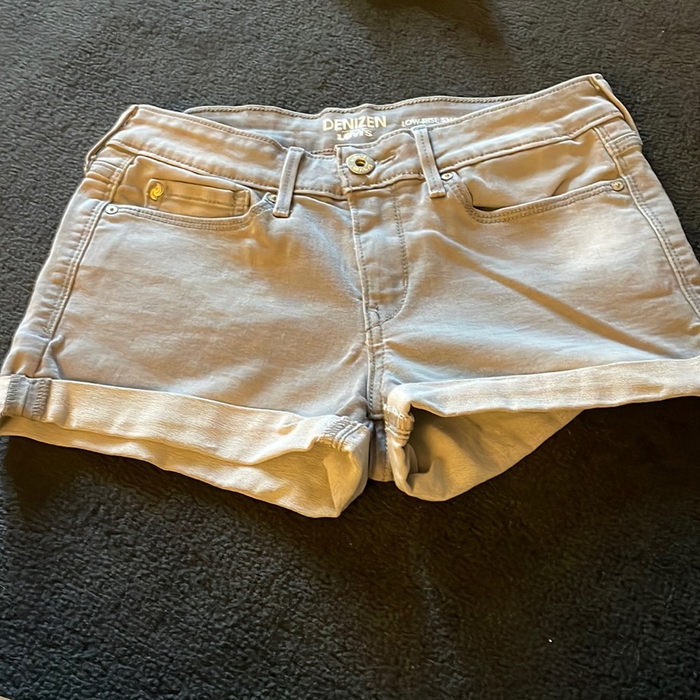Denizen Levi’s shorts used grey denim size 9